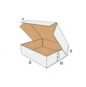 Коробка FEFCO 0442 - складная, с откидной крышкой